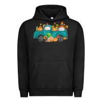 Pigment Black fall gnomes truck Urban Hoodie - MaliasSmallBusiness