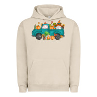 Pigment French Oak fall gnomes truck Urban Hoodie - MaliasSmallBusiness