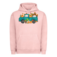 Pigment Salmon fall gnomes truck Urban Hoodie - MaliasSmallBusiness