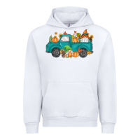 White fall gnomes truck Urban Hoodie - MaliasSmallBusiness