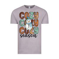 Vintage Zinc cozy season snowman Vintage Tee - MaliasSmallBusiness