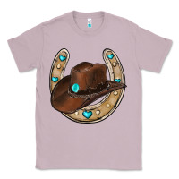 Lilac horseshoe cowboy hat Classic Tee - RanaPortraitStore