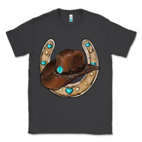 Smoke horseshoe cowboy hat Classic Tee - RanaPortraitStore