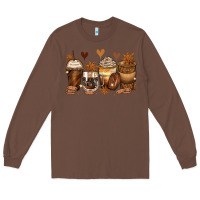 Chestnut melanin afro coffee cups Long Sleeve Tee - Zillion Design Studio