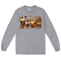 Heather Grey melanin afro coffee cups Long Sleeve Tee - Zillion Design Studio