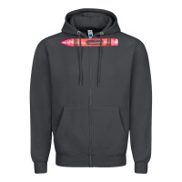 Smoke pink crayon fa element Zipper Hoodie - FaDigitalArtStudio