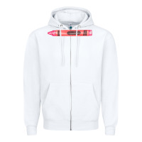White pink crayon fa element Zipper Hoodie - FaDigitalArtStudio