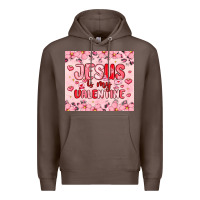 Coffee jesus is my valentine Premium Hoodie - MaliasSmallBusiness