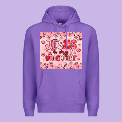 Jesus Is My Valentine Premium Hoodie Designed By Maliassmallbusiness