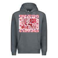 Rock jesus is my valentine Premium Hoodie - MaliasSmallBusiness