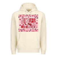 Sandshell jesus is my valentine Premium Hoodie - MaliasSmallBusiness