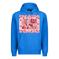 True Royal jesus is my valentine Premium Hoodie - MaliasSmallBusiness