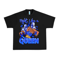 Black fight like a queen navy blue colon cancer afro gir Urban Heavy Tee - RanaPortraitStore