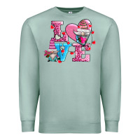 Seafoam love and gnomes Premium Sweatshirt - AdoDesignShop
