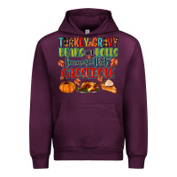 Mauve Wine turkey gravy beans and rolls lemme see that casser Urban Hoodie - MaliasSmallBusiness