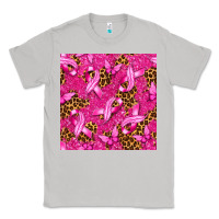 Moon Dust Breast Cancer with Ribbon and Butterfly Classic Tee - texasbilliewilder