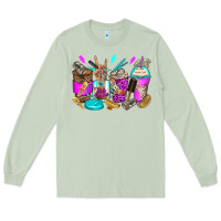 Matcha hair hustler coffee cups Long Sleeve Tee - Zillion Design Studio