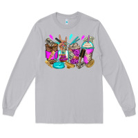 Moon Dust hair hustler coffee cups Long Sleeve Tee - Zillion Design Studio
