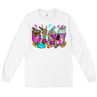 White hair hustler coffee cups Long Sleeve Tee - Zillion Design Studio