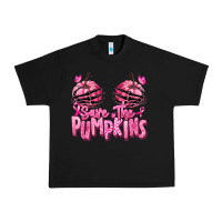 Black save the pumpkins breast cancer Urban Heavy Tee - RanaPortraitStore