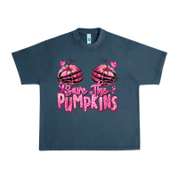 Midnight Navy save the pumpkins breast cancer Urban Heavy Tee - RanaPortraitStore