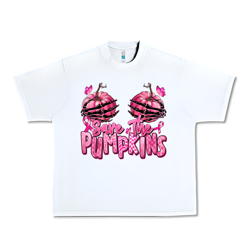Save The Pumpkins Breast Cancer Urban Heavy Tee by RanaPortraitStore | Teevron