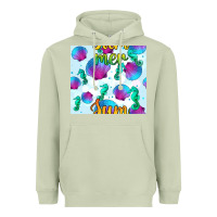 Matcha seahorse and sea shell seamless pattern Heavyweight Hoodie - BundleAndBundleShop