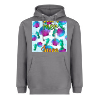 Storm seahorse and sea shell seamless pattern Heavyweight Hoodie - BundleAndBundleShop