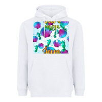 White seahorse and sea shell seamless pattern Heavyweight Hoodie - BundleAndBundleShop