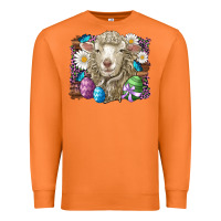Carrot easter sheep eggs butterfly daisys leopard glitter wooden Premium Sweatshirt - Artiststas