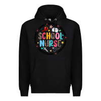 Black school nurse Premium Hoodie - MaliasSmallBusiness