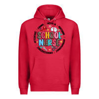 Cardinal school nurse Premium Hoodie - MaliasSmallBusiness