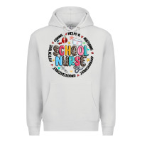 Dove Grey school nurse Premium Hoodie - MaliasSmallBusiness