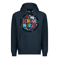 Navy school nurse Premium Hoodie - MaliasSmallBusiness