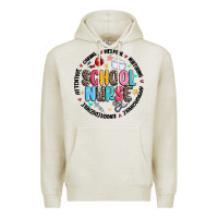 Oatmeal Heather school nurse Premium Hoodie - MaliasSmallBusiness