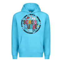 Ocean Blue school nurse Premium Hoodie - MaliasSmallBusiness