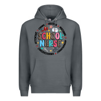 Rock school nurse Premium Hoodie - MaliasSmallBusiness