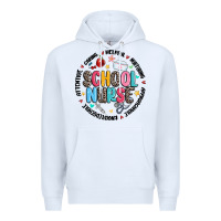 White school nurse Premium Hoodie - MaliasSmallBusiness