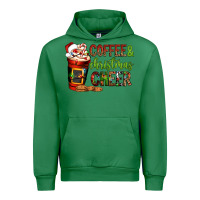 Emerald Coffee and Christmas cheer Urban Hoodie - NancyCooperArtShop