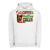 Pigment Lunar Rock Coffee and Christmas cheer Urban Hoodie - NancyCooperArtShop