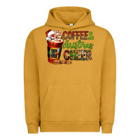 Pigment Peanut Butter Coffee and Christmas cheer Urban Hoodie - NancyCooperArtShop