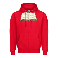 Red notebook fa element Zipper Hoodie - FaDigitalArtStudio