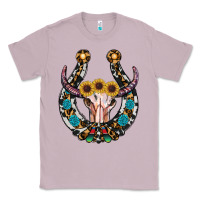 Lilac western horseshoe skull Classic Tee - RanaPortraitStore