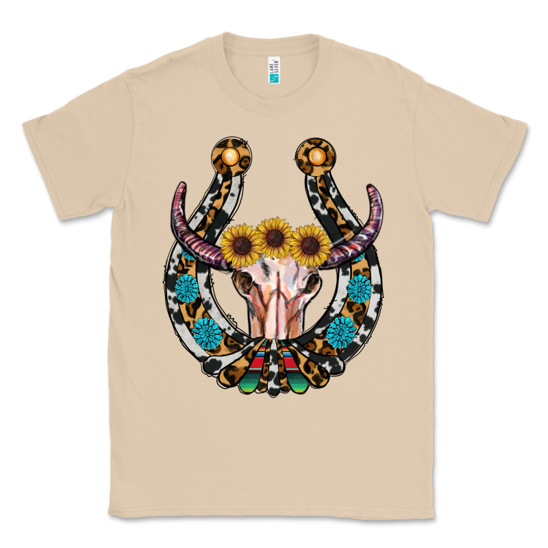 Western Horseshoe Skull Classic Tee by RanaPortraitStore | Teevron