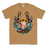 Toasted Coconut western horseshoe skull Classic Tee - RanaPortraitStore