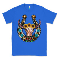 True Royal western horseshoe skull Classic Tee - RanaPortraitStore