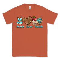 Copper peace love teach Classic Tee - BundleAndBundleShop