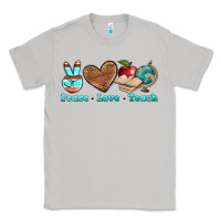 Peace Love Teach Classic Tee | Teevron