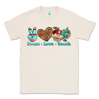 Natural peace love teach Classic Tee - BundleAndBundleShop