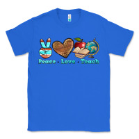 True Royal peace love teach Classic Tee - BundleAndBundleShop